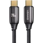کابل شارژ یوسمز مدل SJ581 Type-C به Type-C ظرفیت ۲۴۰ وات طول ۲ متر